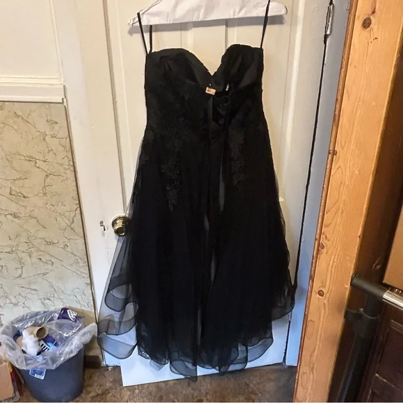 High-Low Tulle Unique Homecoming Dress - Picture 6 of 6